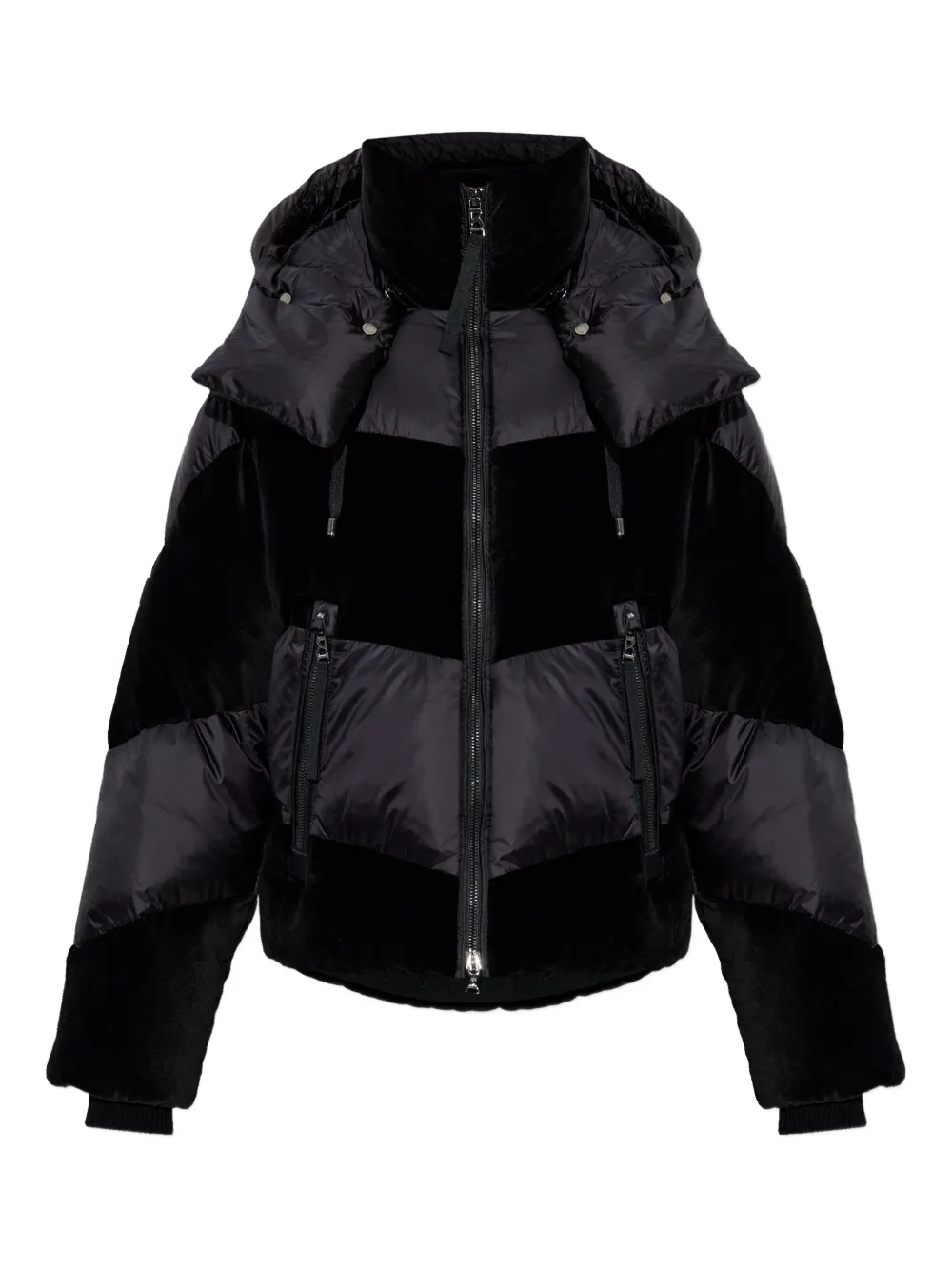 BOGNER Cathy hooded panelled jacket | Black | Image 1