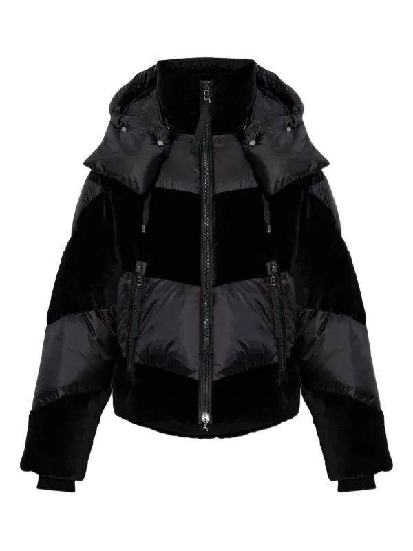 Bogner Cathy Hooded Panelled Jacket in Black
