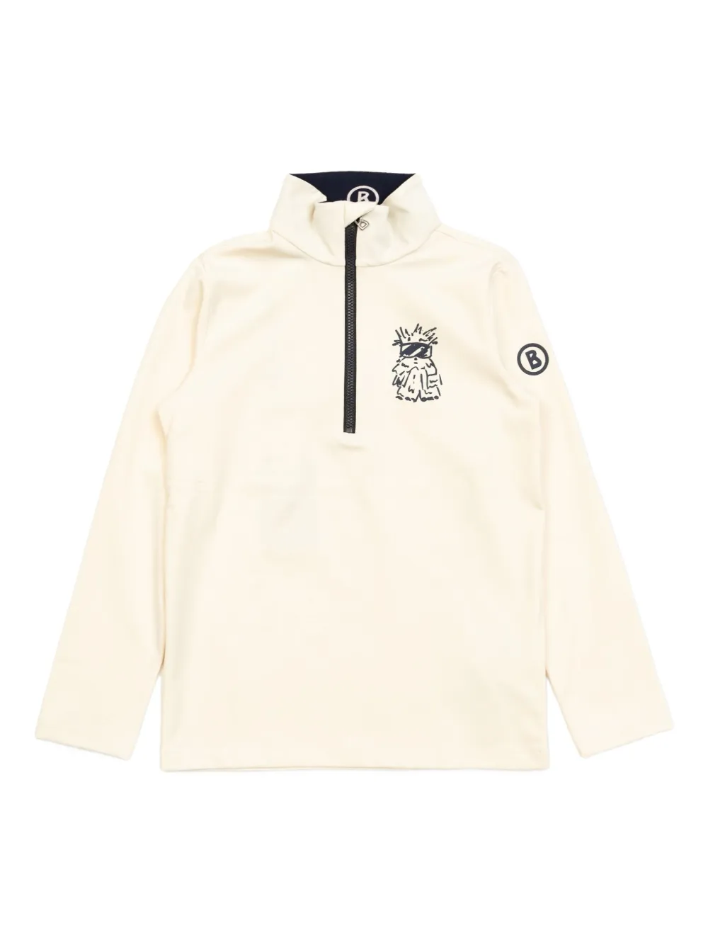 Bogner Benno Half-zip Sweatshirt In Neutral