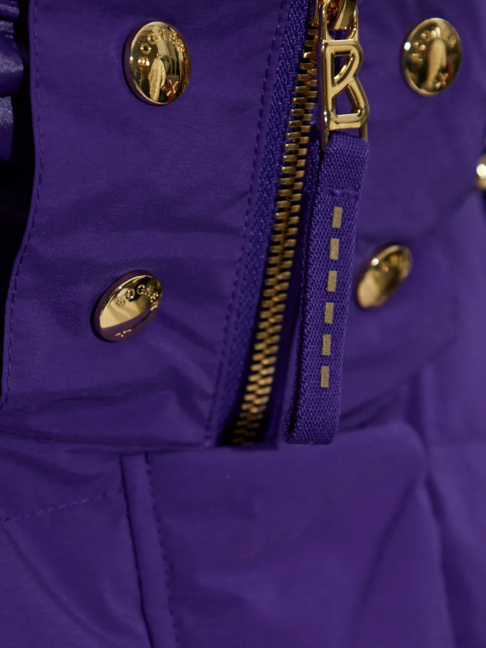 BOGNER Maja gewatteerd jack met capuchon Paars