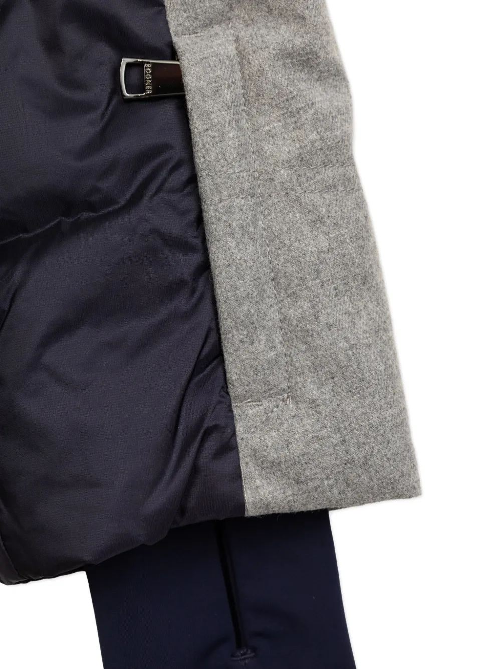 Bogner Kids Pablo jack met vlakken en capuchon Grijs