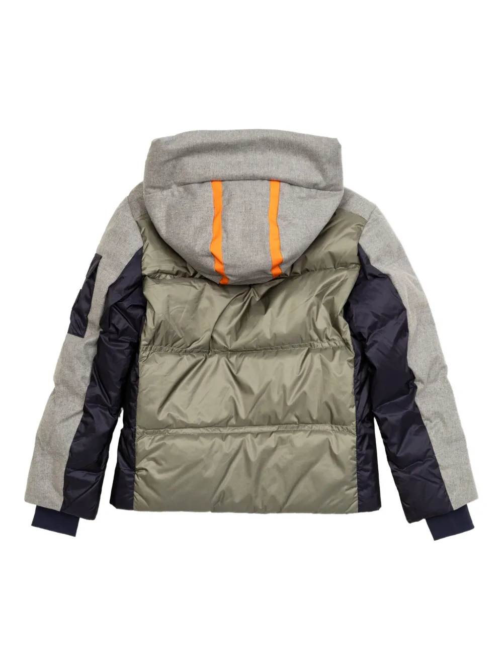 Bogner Kids Pablo jack met vlakken en capuchon Grijs