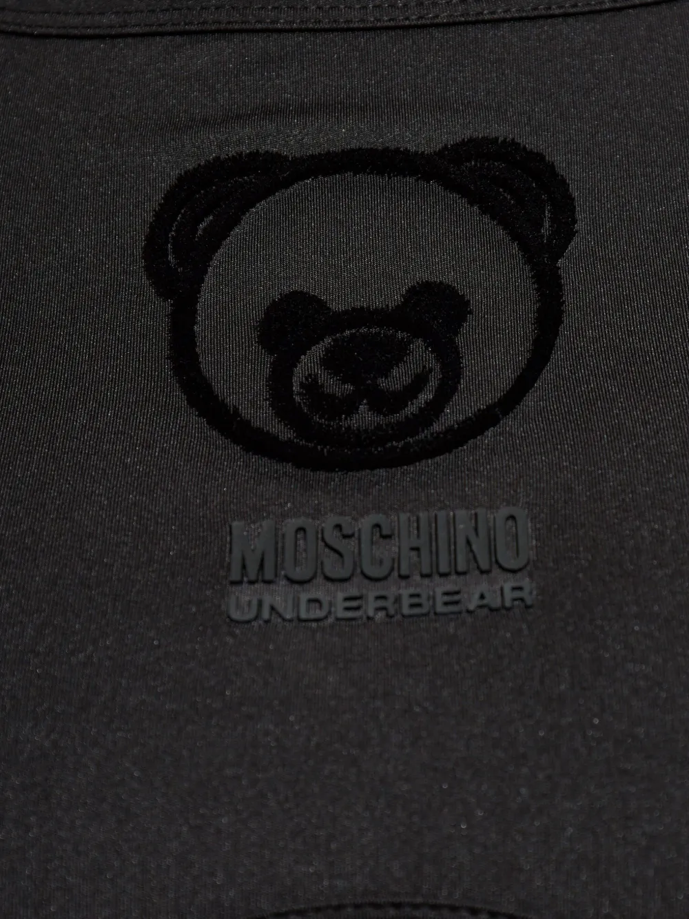 Moschino Teddy Bear-motif Sports Bra In Black