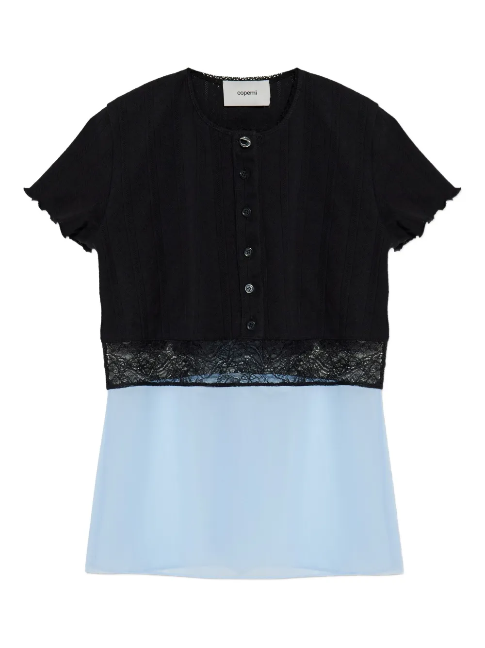Coperni blusa con paneles de encaje | negro | Image 1