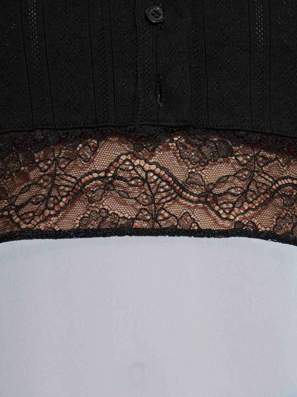 Coperni Lace-panelled Blouse In Multi
