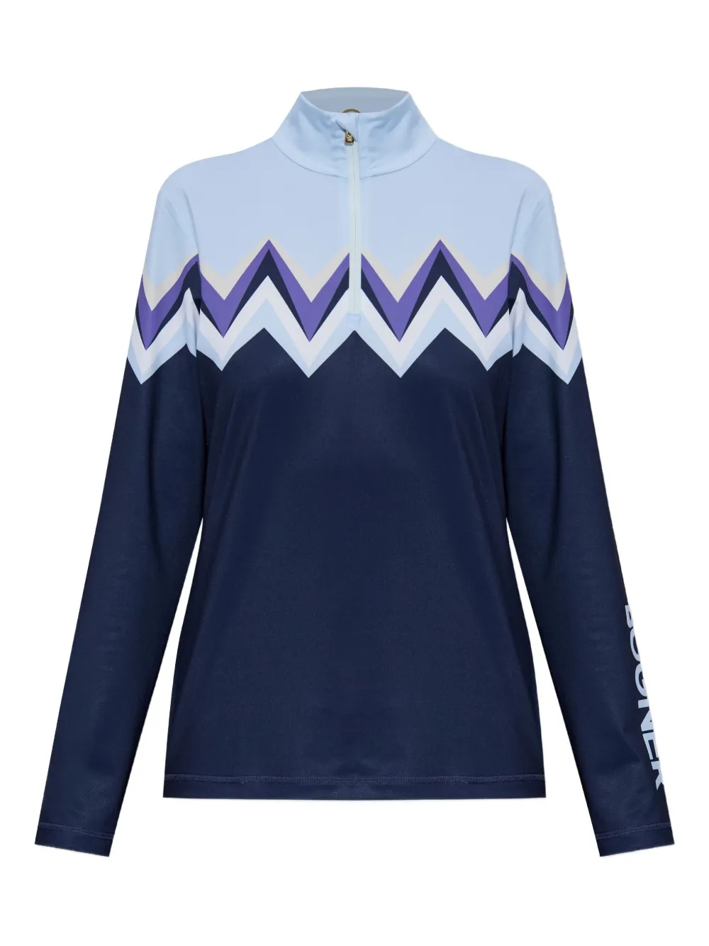BOGNER camiseta Beline con motivo en zigzag | azul | Image 1
