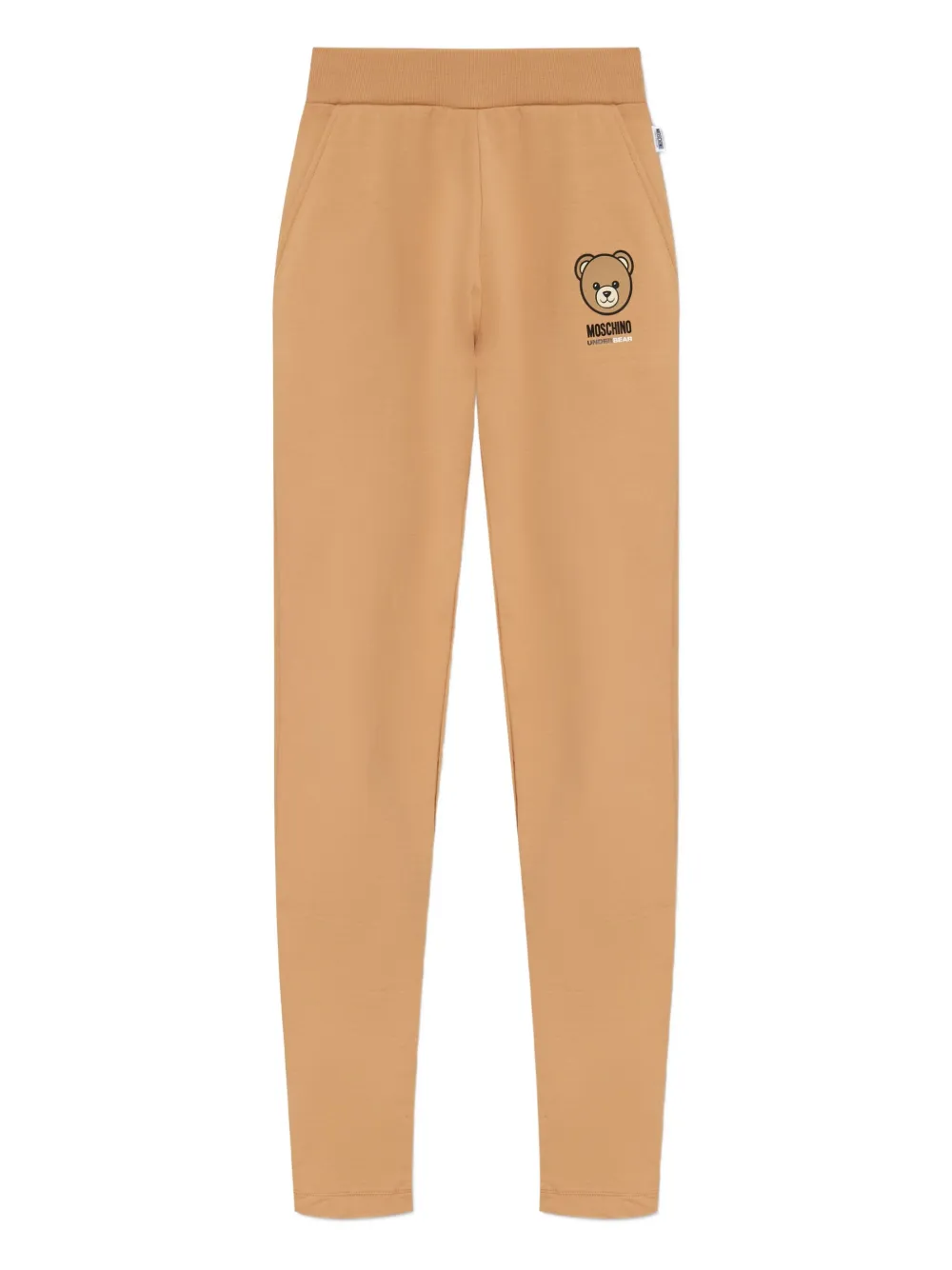 Moschino Teddy Bear Track Pants In Nude