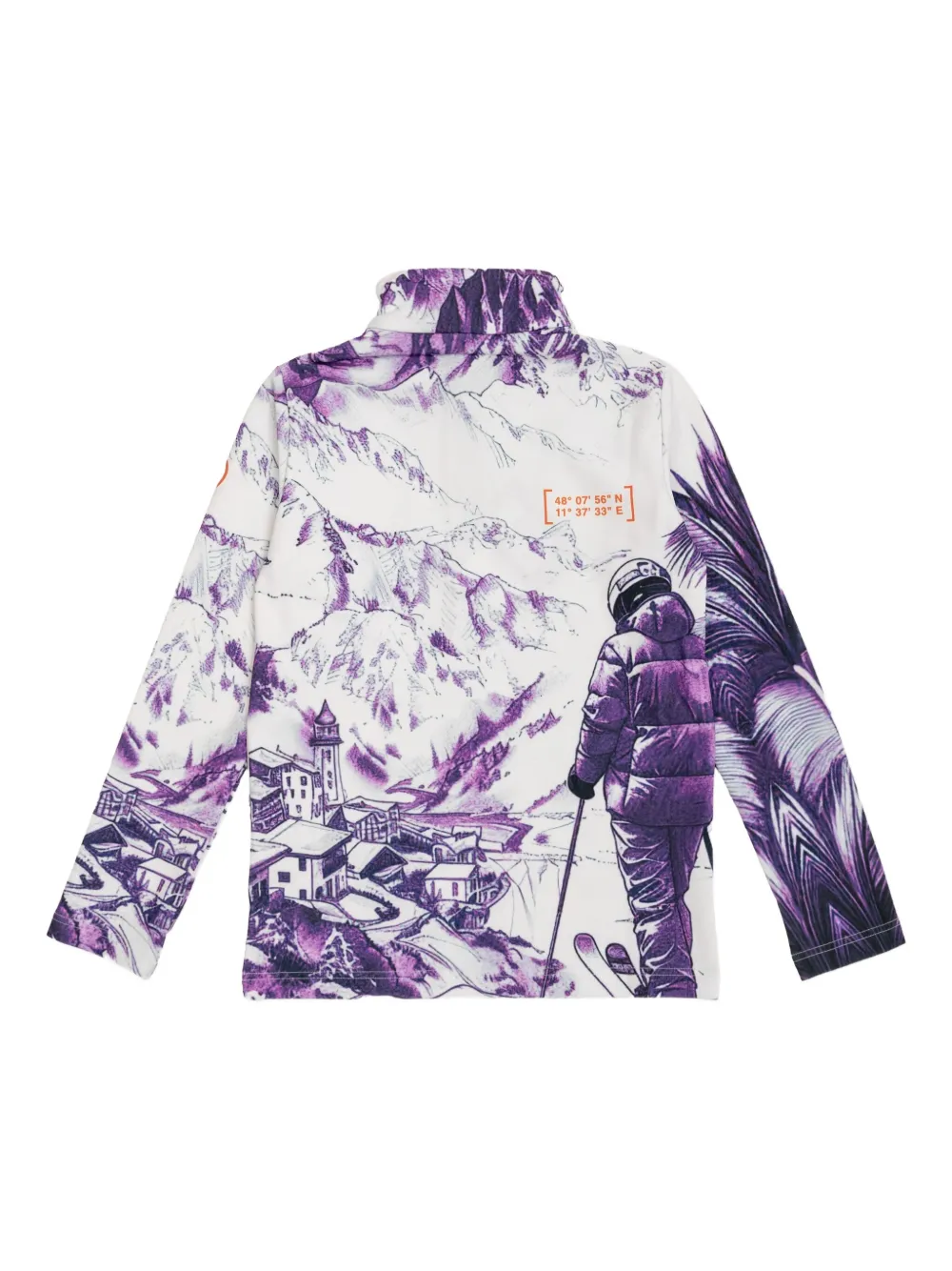 Bogner Chris Printed Half-zip Sweatshirt In Multi