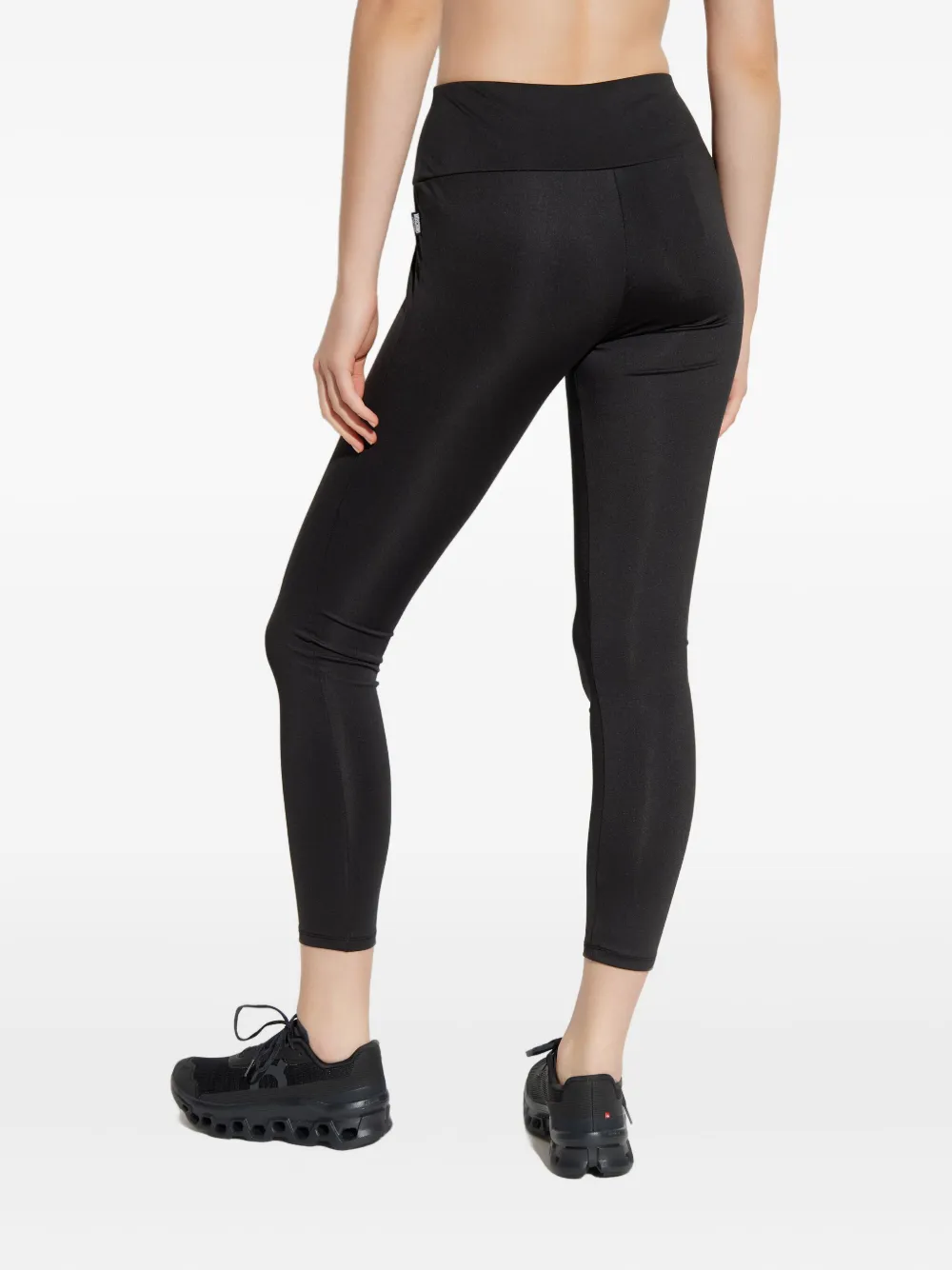 Moschino Teddy Bear-motif Leggings In Black