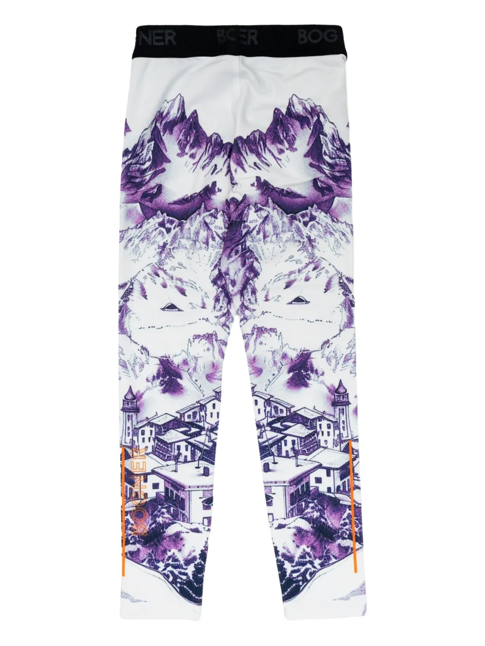 Bogner Lenya Printed Leggings In Blue