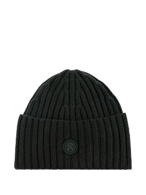 BOGNER ribbed logo beanie