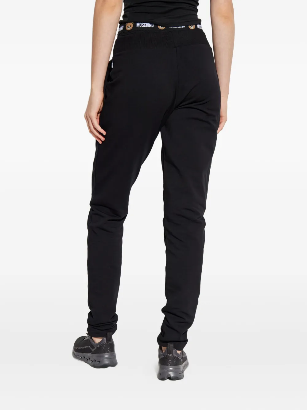 Moschino Trainingsbroek met teddybeerprint Zwart