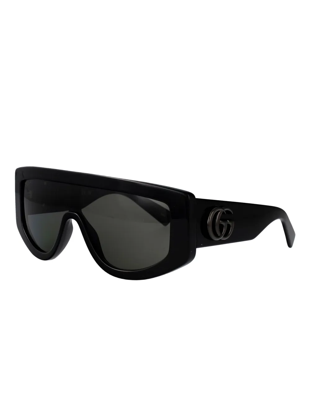 Gucci Eyewear Double G pilot-frame sunglasses - Zwart