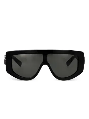 Dolce & Gabbana Eyewear DG Logo Sunglasses | Black | FARFETCH CA
