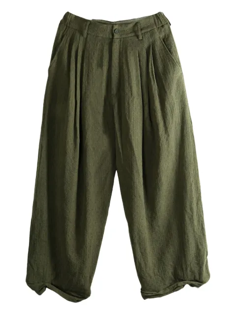 Ziggy Chen pleated wide-leg trousers