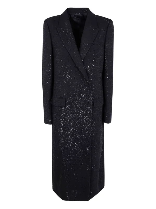 Tom Ford Sequin-embellished Coat in Black