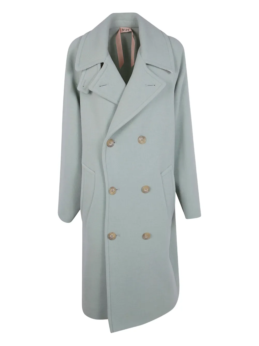 Nº21 double-breasted wool coat | Grey | Image 1