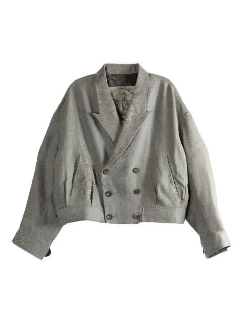 Ziggy Chen double-breasted panelled blazer 