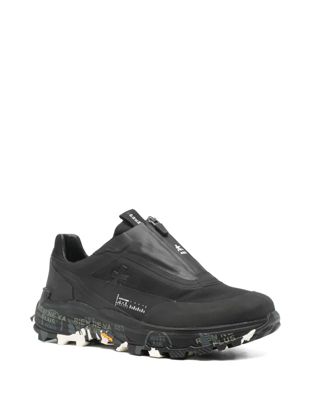 Premiata Sneakers met ritssluiting Zwart