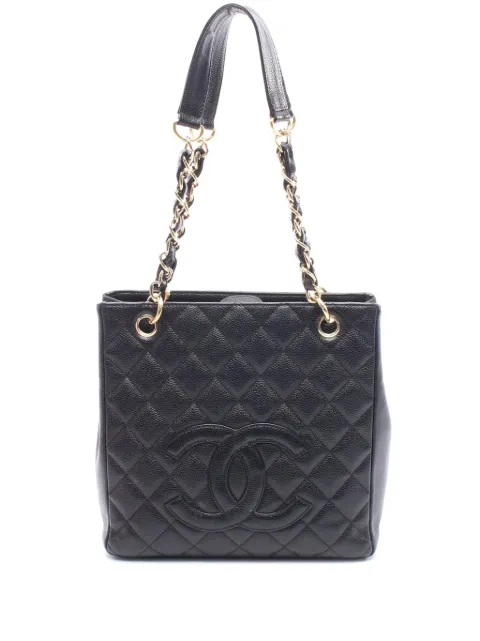 CHANEL Pre-Owned 2003-2004 Calfskin Matelasse Petit Shopping tote bag