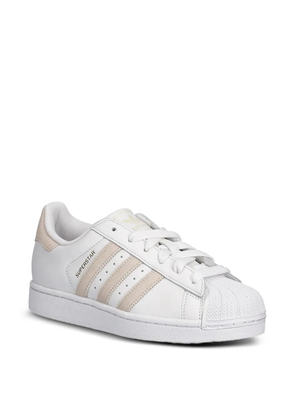 adidas Superstar II gestreepte sneakers Wit