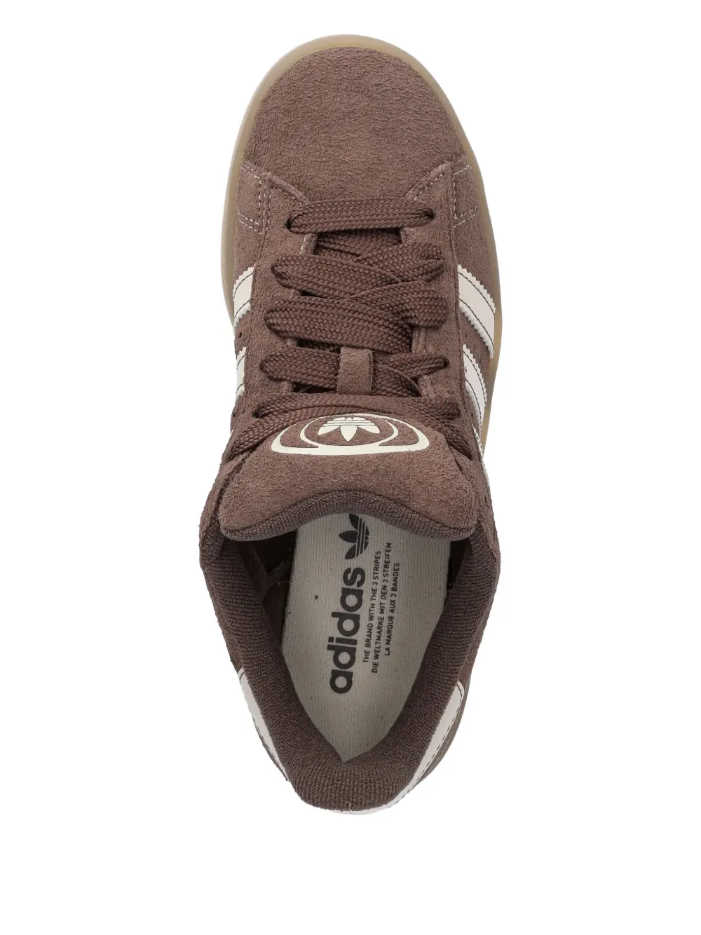 adidas Campus 00s gestreepte sneakers Bruin