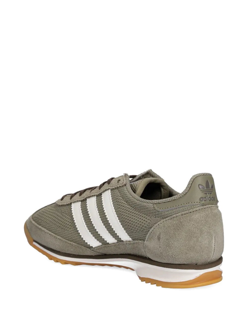 Adidas Originals Sl 72 Og Suede And Leather-trimmed Mesh Sneakers In Green