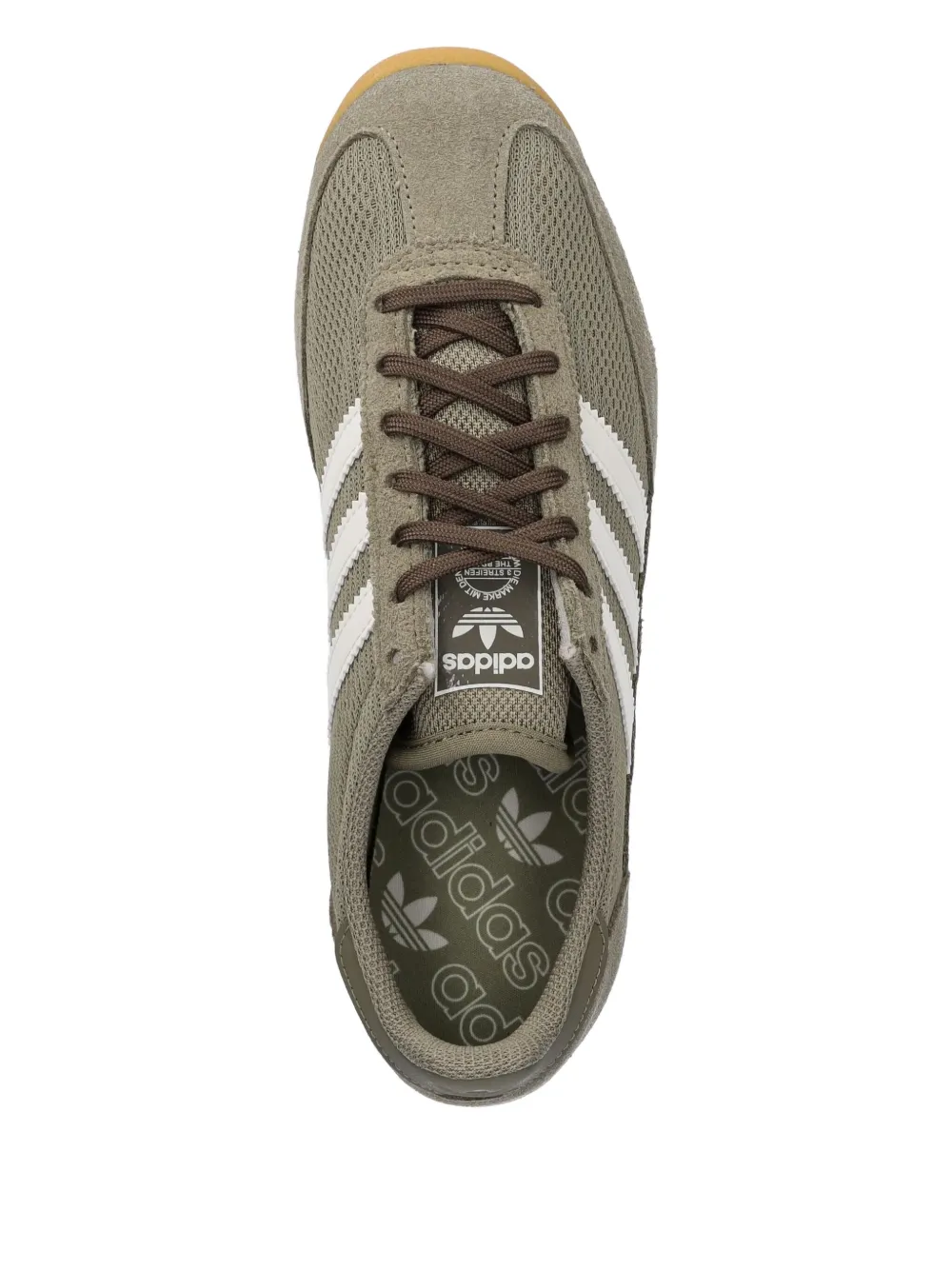 Adidas Originals Sl 72 Og Suede And Leather-trimmed Mesh Sneakers In Green