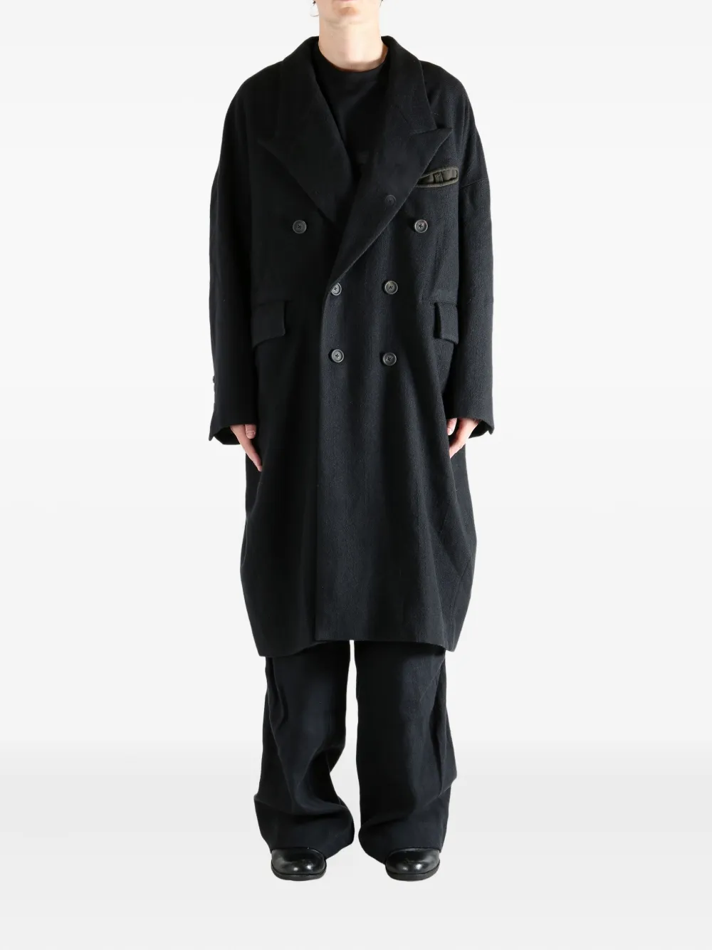 Ziggy Chen wool blend double-breasted coat | Double Breasted Coats | Image 2