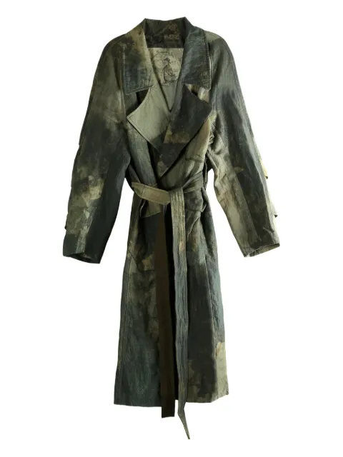 Ziggy Chen belted double-breasted coat