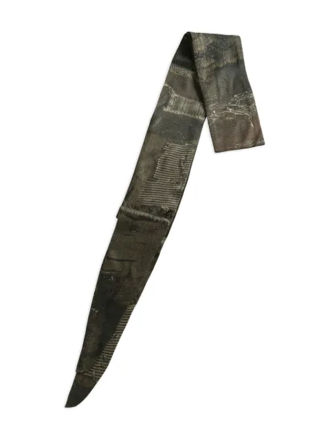 Ziggy Chen patchwork silk scarf