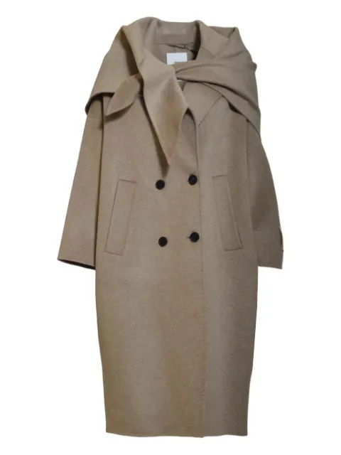 SOLOTRE double-breasted shawl-collar coat