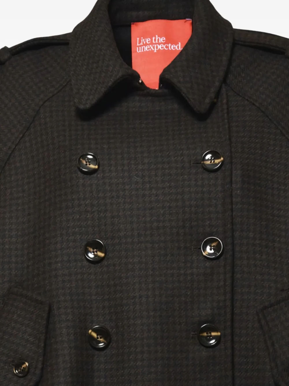 Merci houndstooth double-breasted jacket | Military Jackets | Image 2