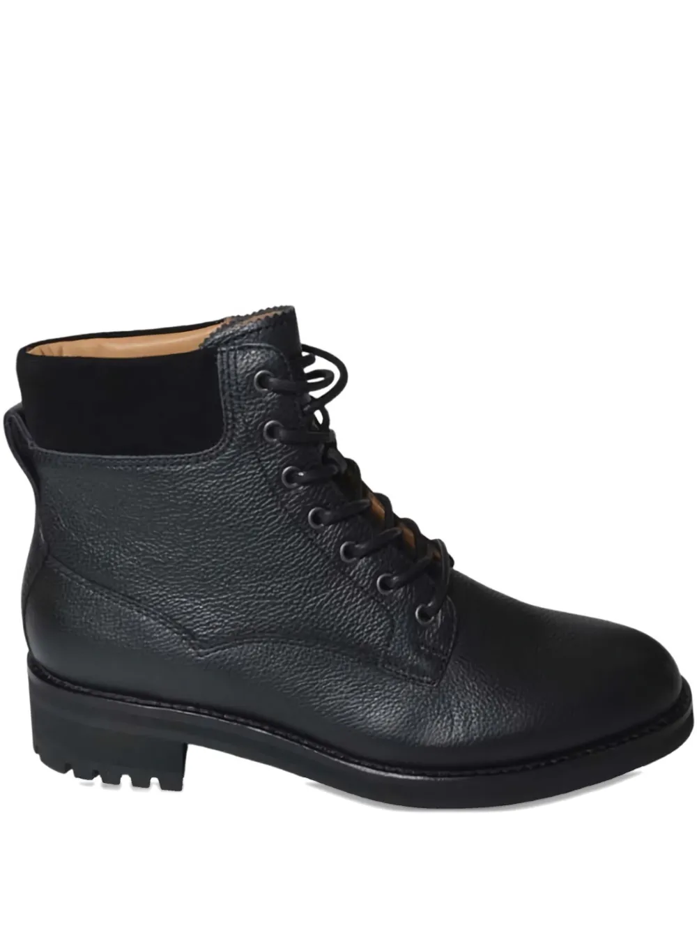 Polo Ralph Lauren Lace-up Fastening Leather Boots In Multi