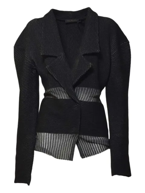 Mirco Giovannini striped-panel jacket