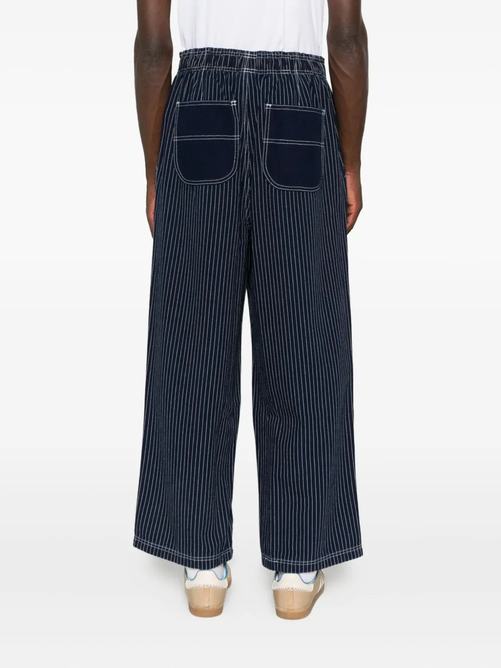 adidas Gestreepte jeans Blauw