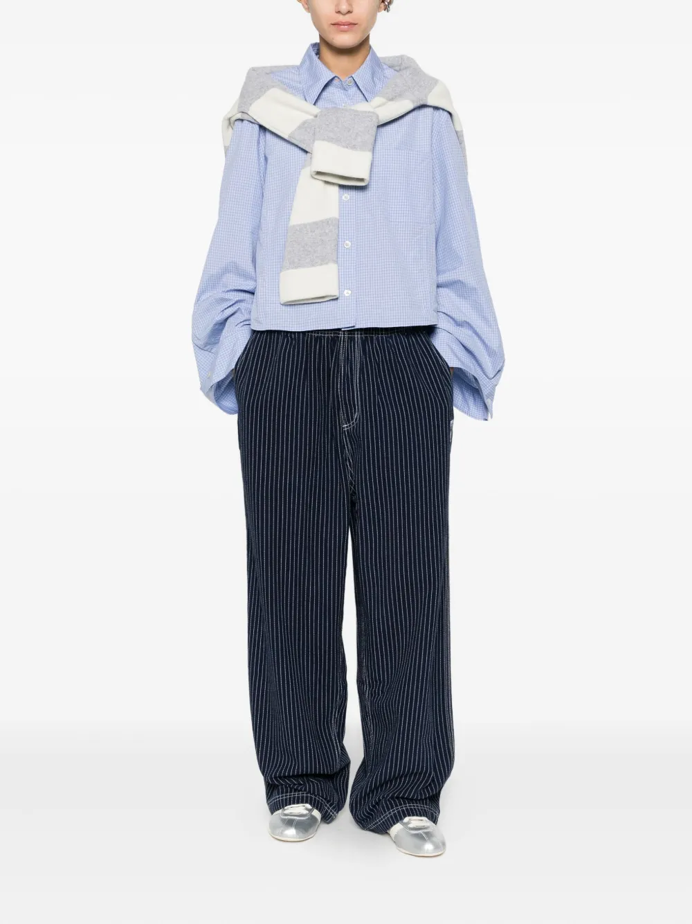 adidas Gestreepte jeans Blauw