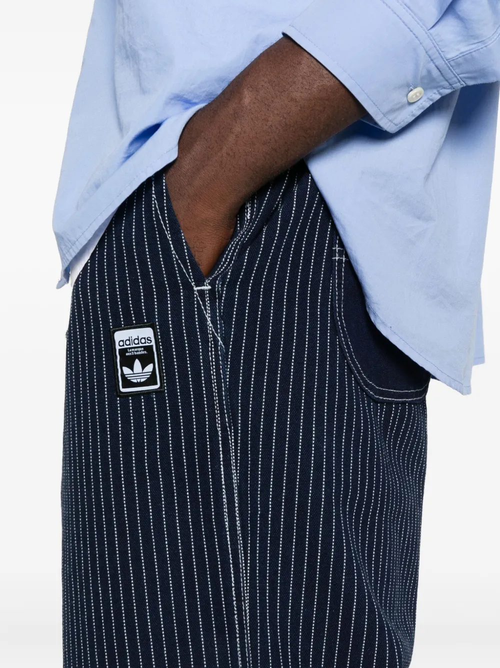 adidas Gestreepte jeans Blauw