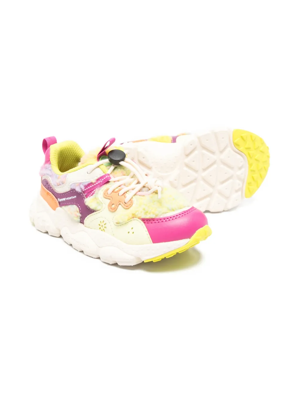 FLOWER MOUNTAIN KIDS Yamano 3 sneakers - Geel