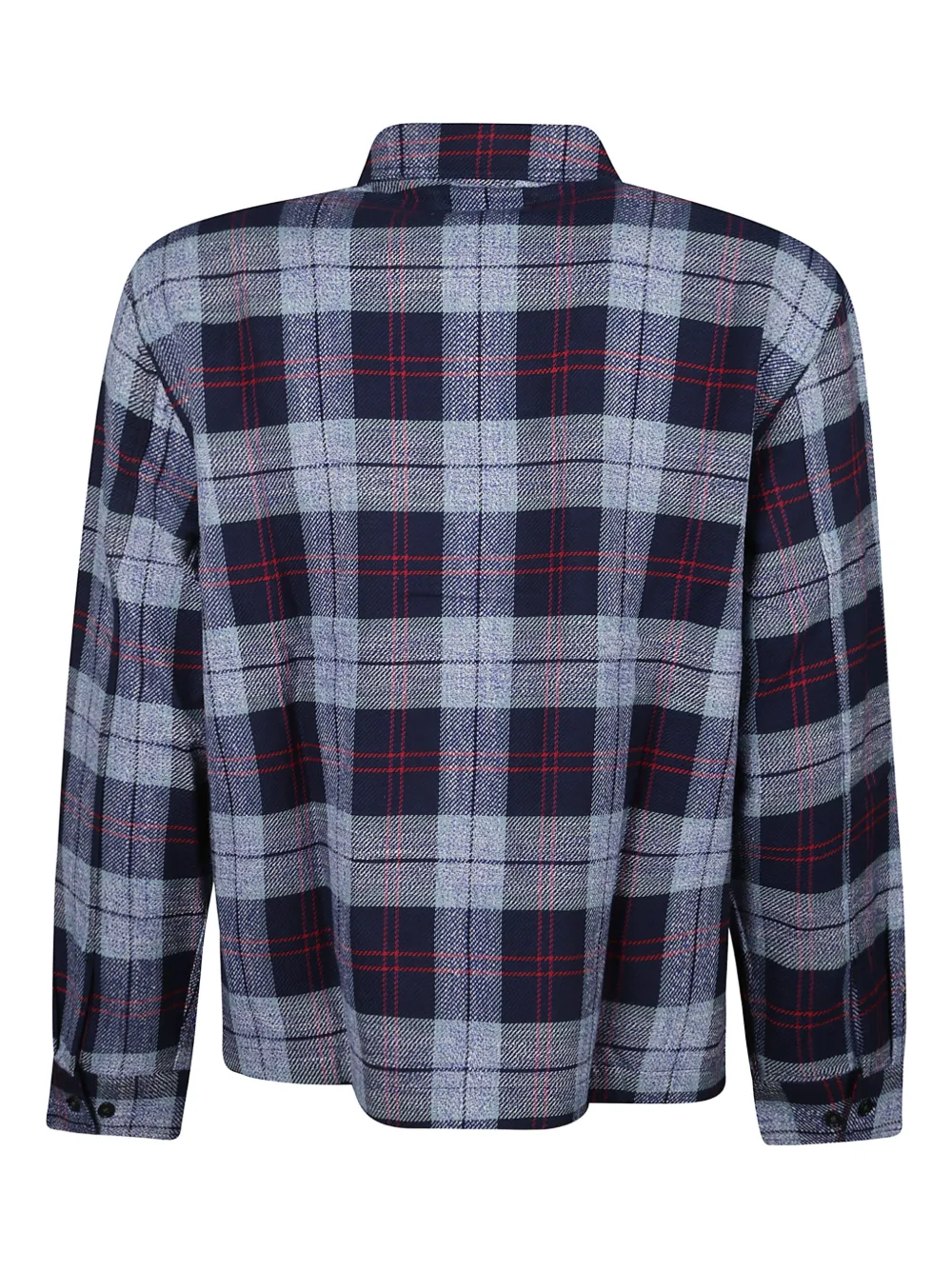 Awake NY flannel zip-up shirt - Blauw