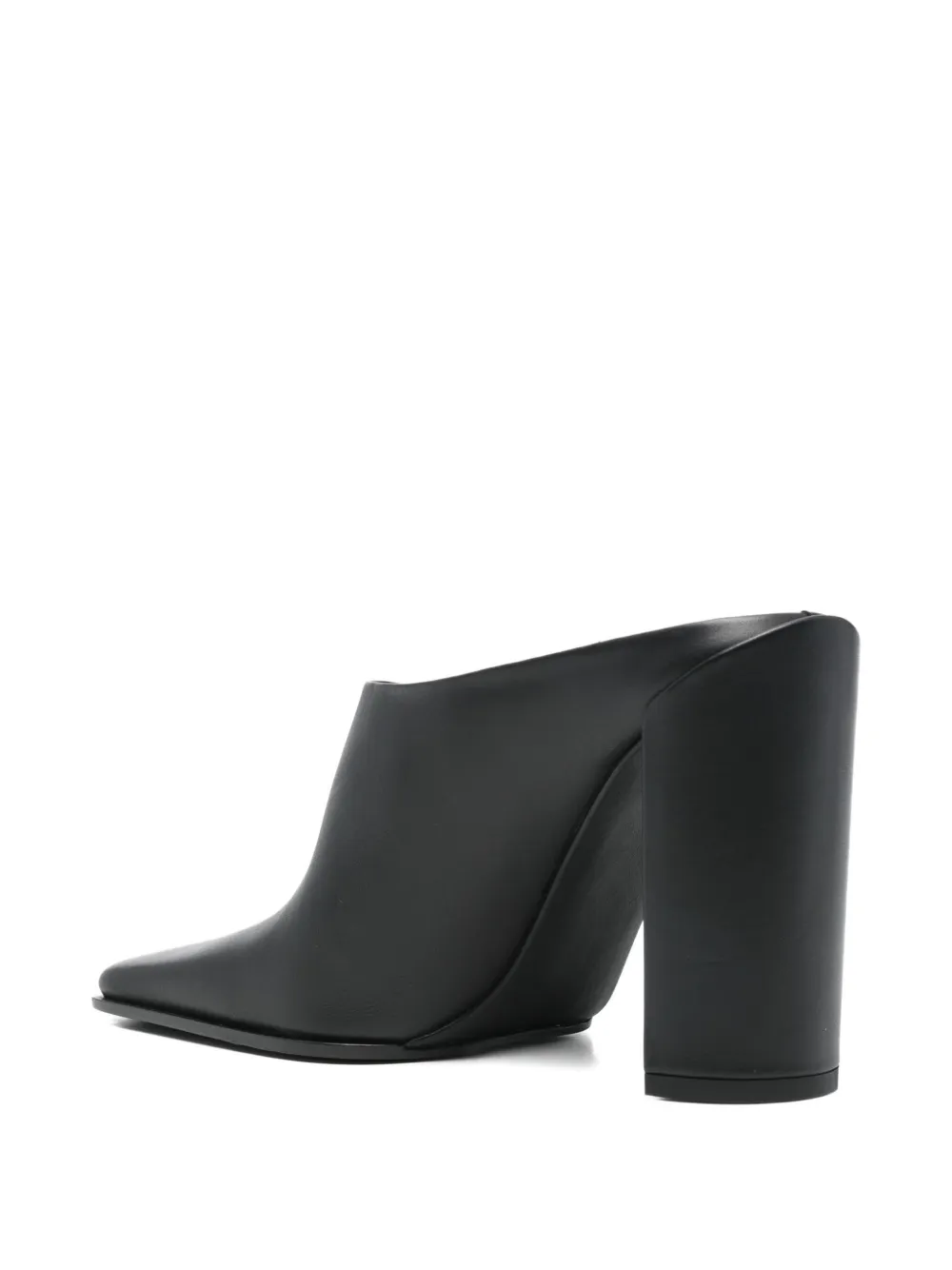 90mm Square-Toe Heeled Mules