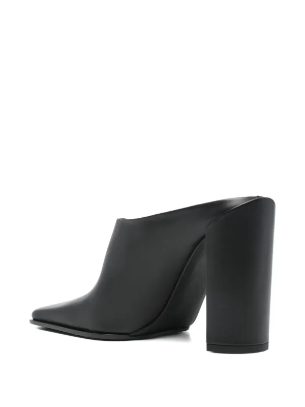 Alaïa 90mm square-toe Heeled Mules | Black | FARFETCH