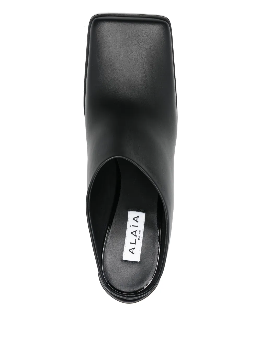 90mm Square-Toe Heeled Mules