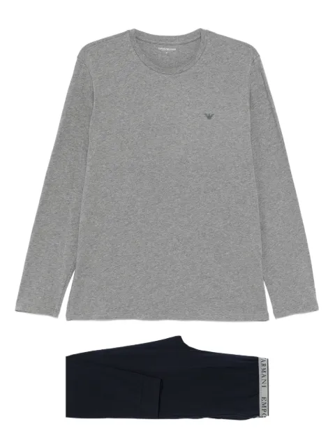 Emporio Armani logo-print sleepwear