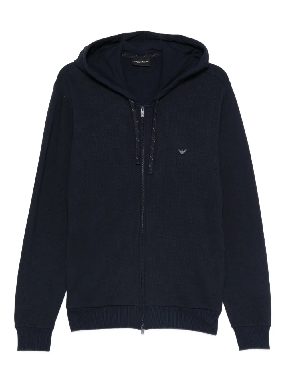Emporio Armani zip-up hoodie - Blu