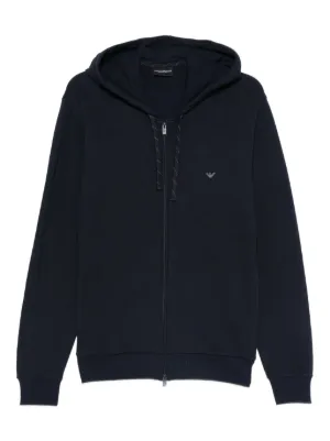 Ralph Lauren Purple Label zip-up Hoodie | Blue | FARFETCH ID