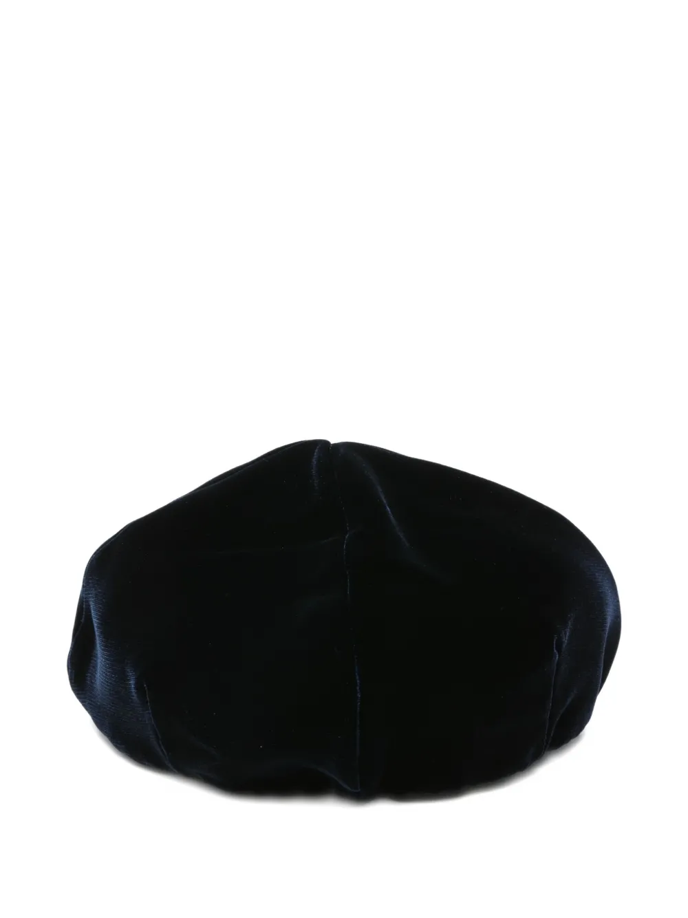 Emporio Armani Baret met fluwelen-effect - Blauw