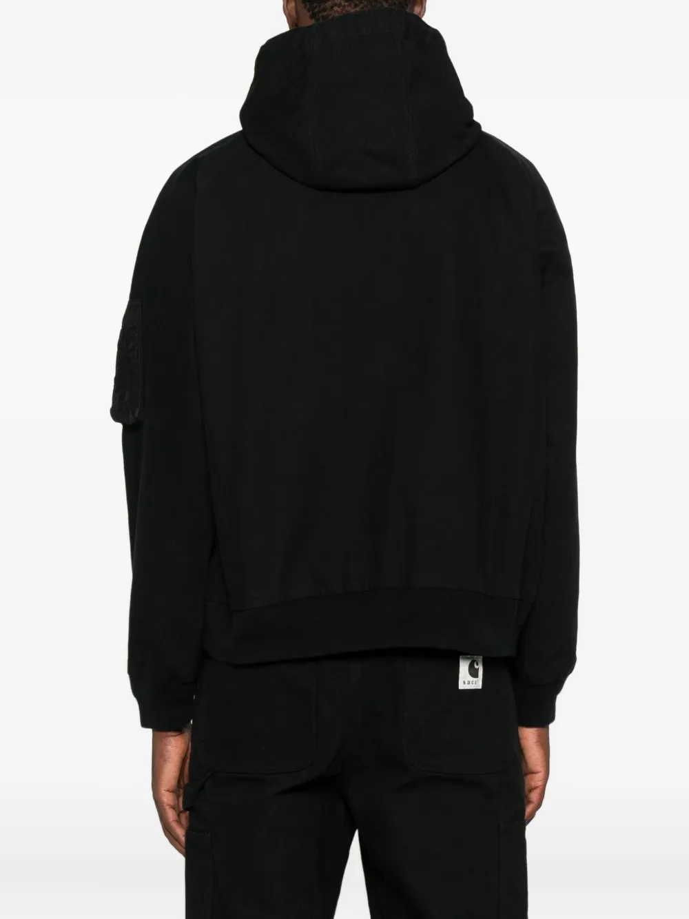 Carhartt Zip-up Hooded Jacket In Black
