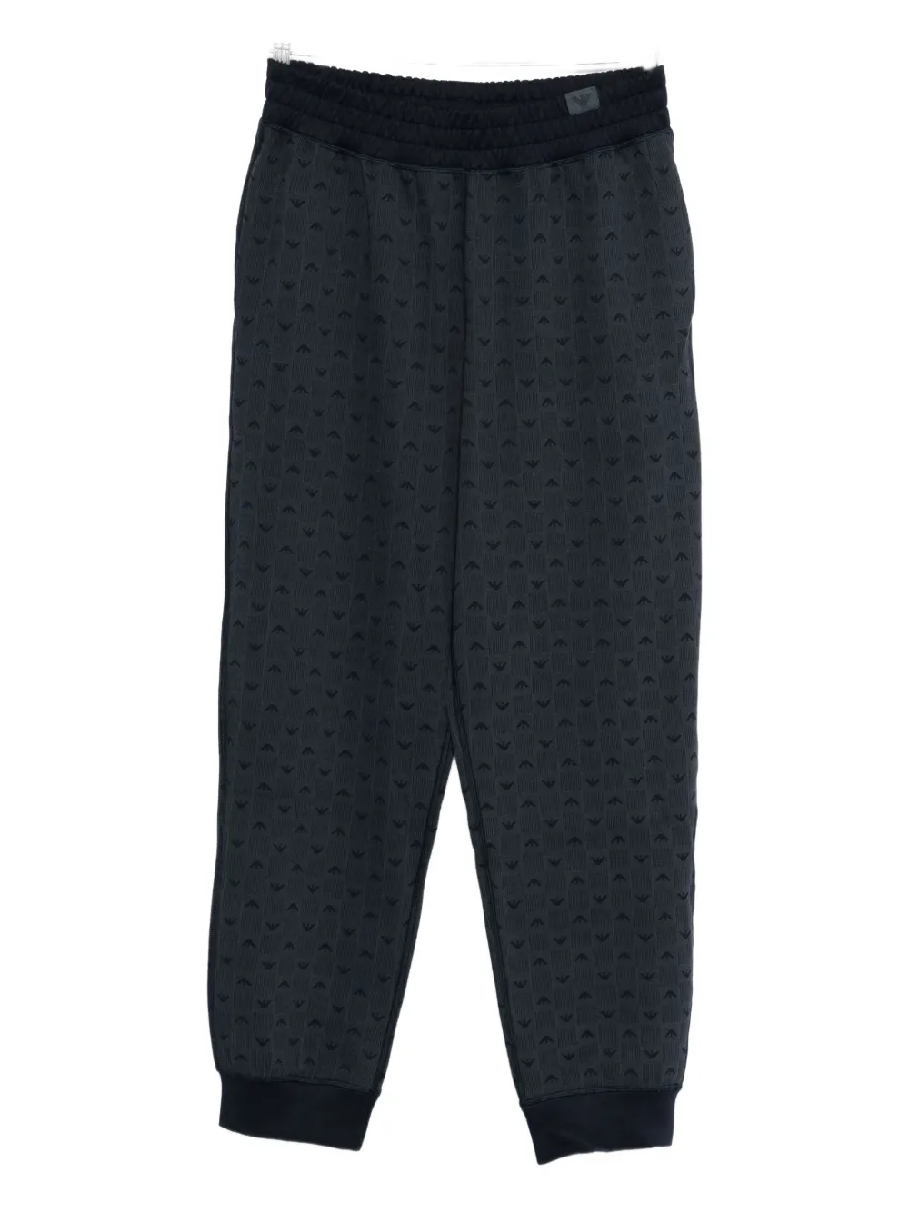 Emporio Armani patterned trousers - BLUE