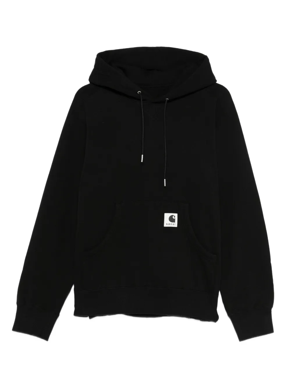 Carhartt WIP logo-patch hoodie | Black | Image 1